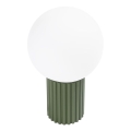 Stolní lampa HALO 1xG9/8W/230V pr. 12 cm zelená