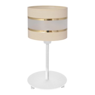 Stolní lampa HELEN 1xE27/15W/230V krémová