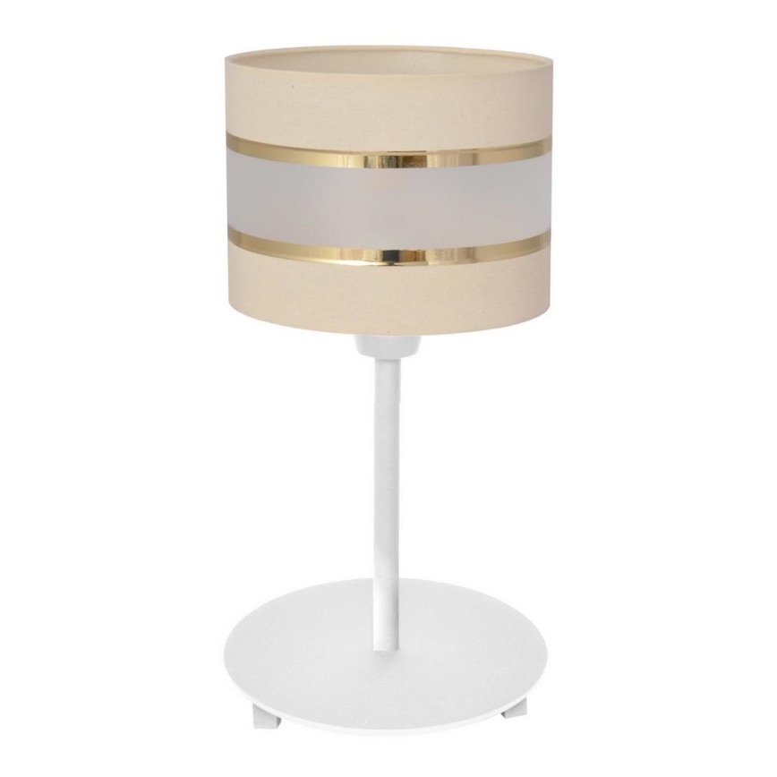 Stolní lampa HELEN 1xE27/15W/230V krémová