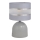 Stolní lampa HELEN 1xE27/15W/230V šedá/stříbrná