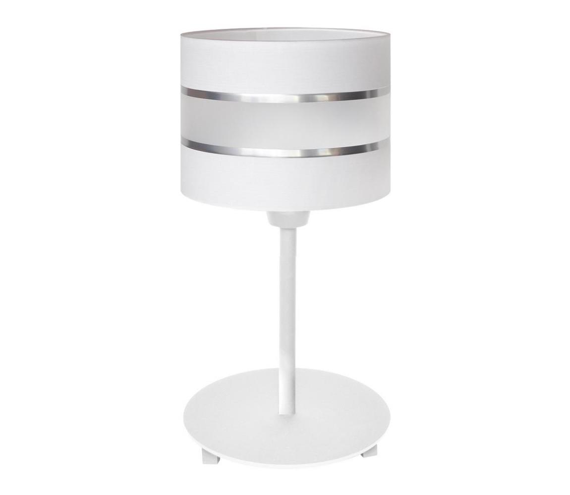 Helam Stolní lampa HELEN 1xE27/60W/230V bílá HE1052