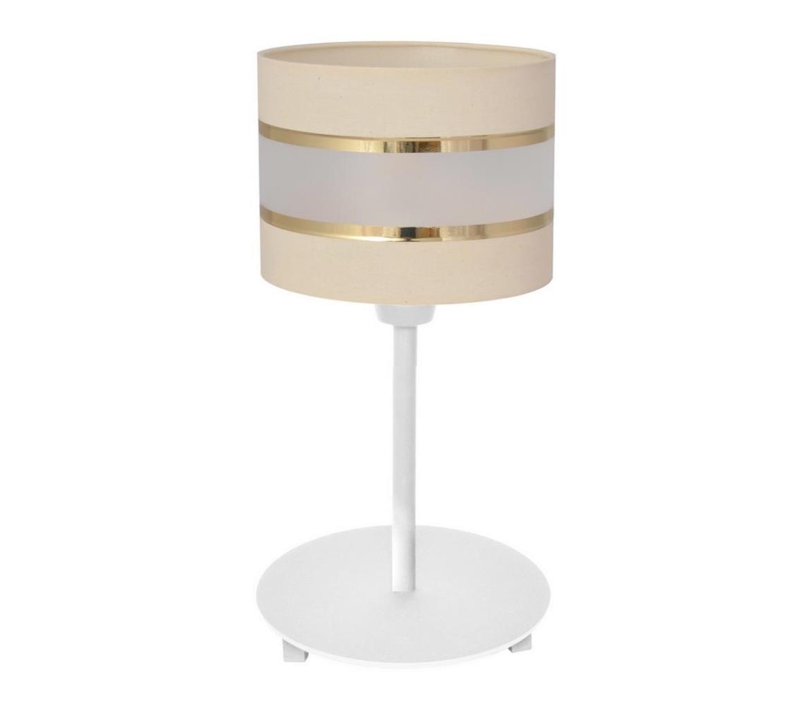 Helam Stolní lampa HELEN 1xE27/60W/230V krémová HE1070