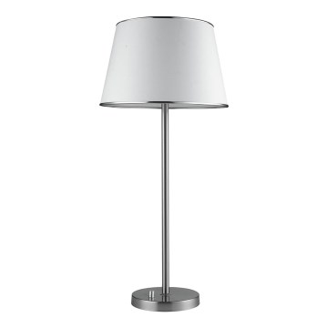 Stolní lampa IBIS 1xE14/40W/230V bílá/matný chrom