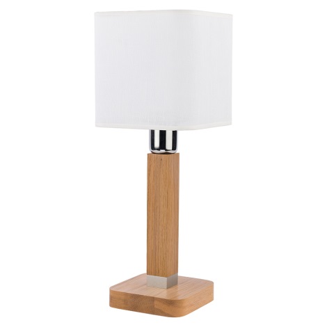 Stolní lampa IBIS WOOD 1xE27/60W/230V
