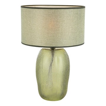Stolní lampa JENIFER 1xE27/40W/230V zelená