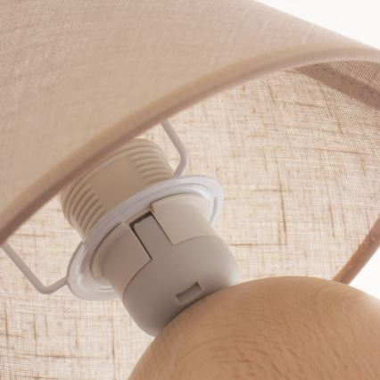 Stolní lampa JUTA 1xE27/60W/230V buk