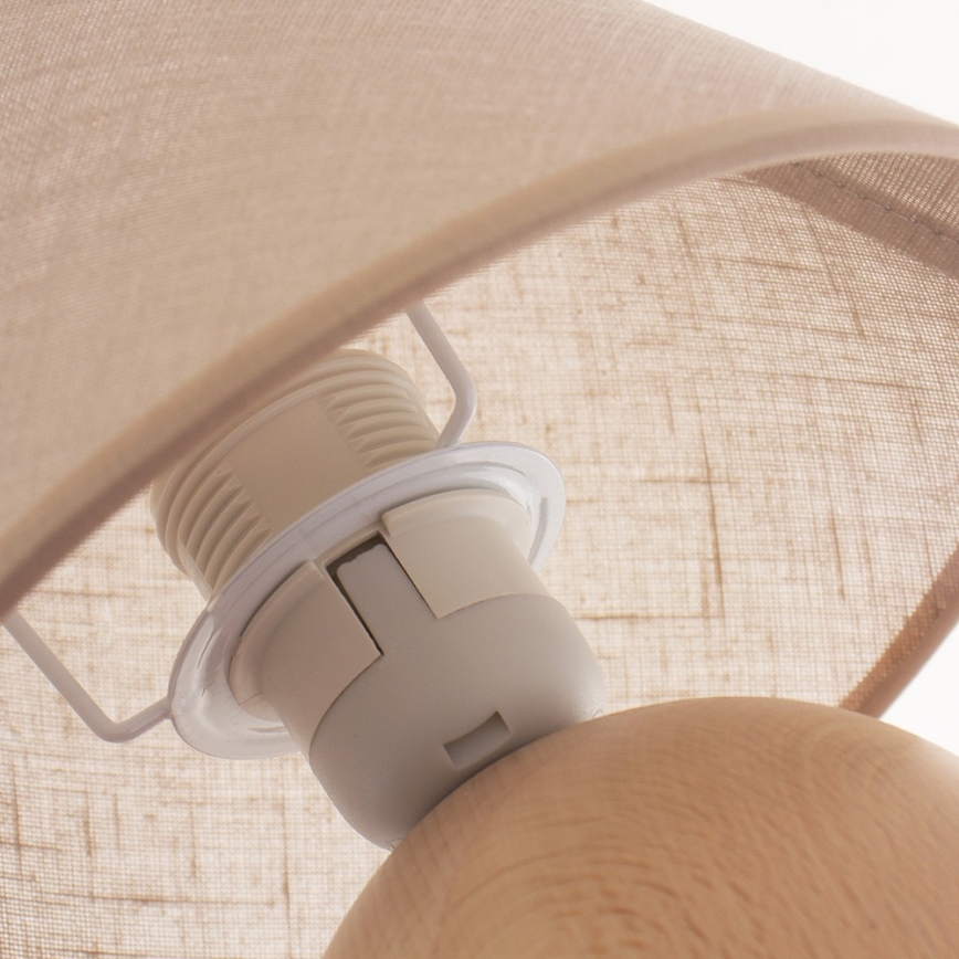 Stolní lampa JUTA 1xE27/60W/230V buk