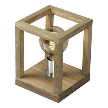 Stolní lampa KAGO 1xE27/60W/230V matný dub