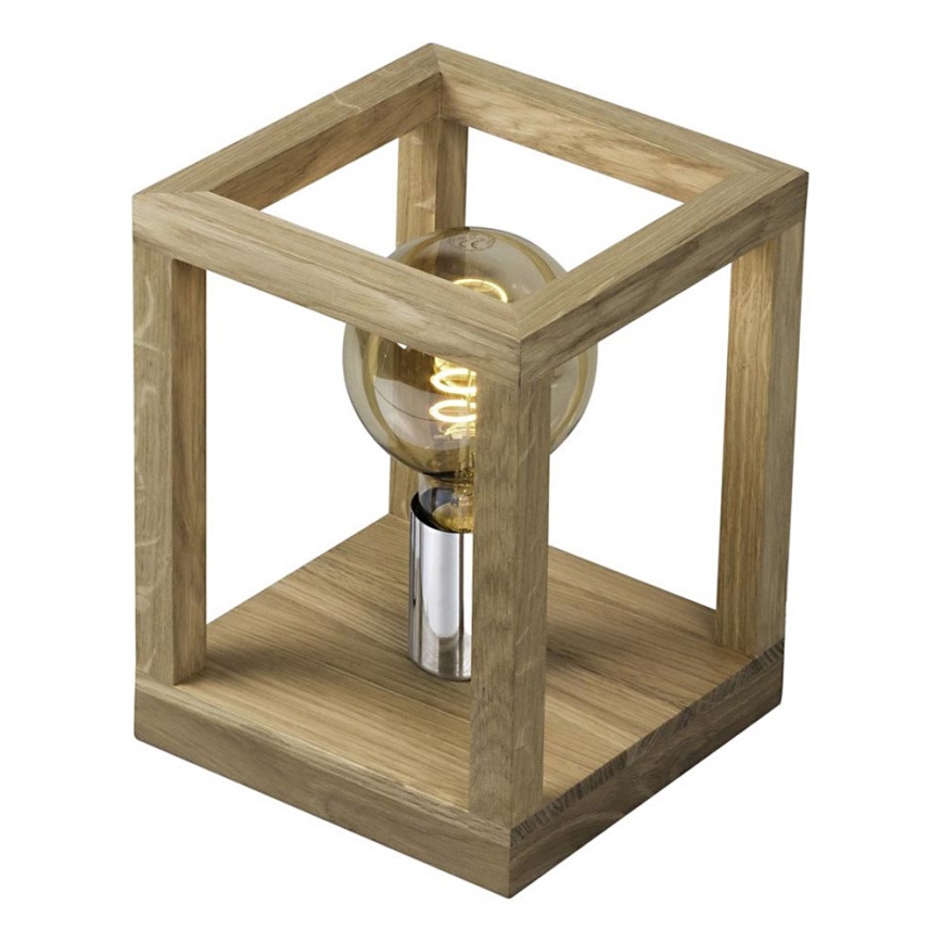 Stolní lampa KAGO 1xE27/60W/230V matný dub