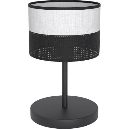 Stolní lampa KARBON 1xE27/15W/230V černá/šedá