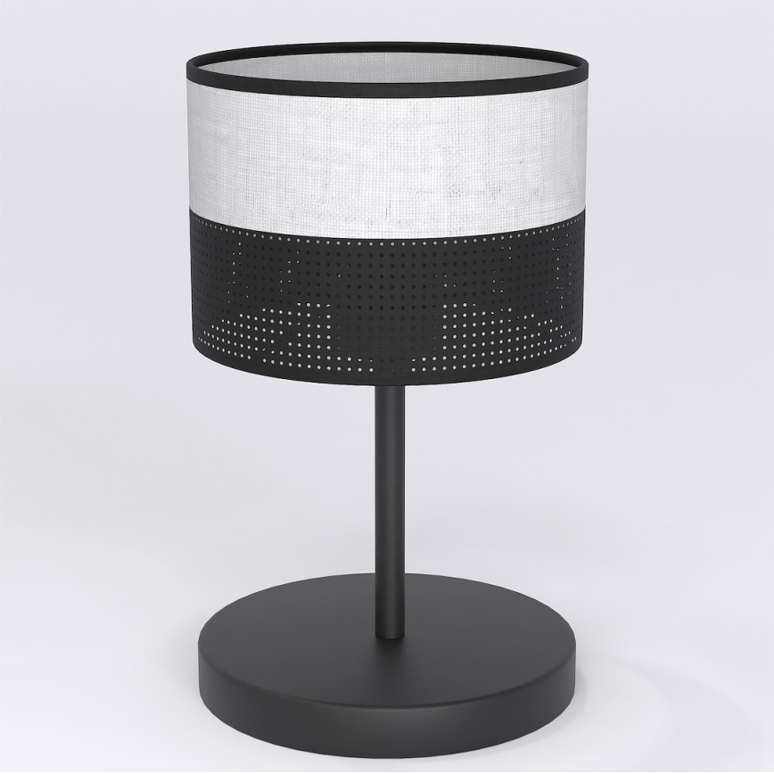 Stolní lampa KARBON 1xE27/15W/230V černá/šedá