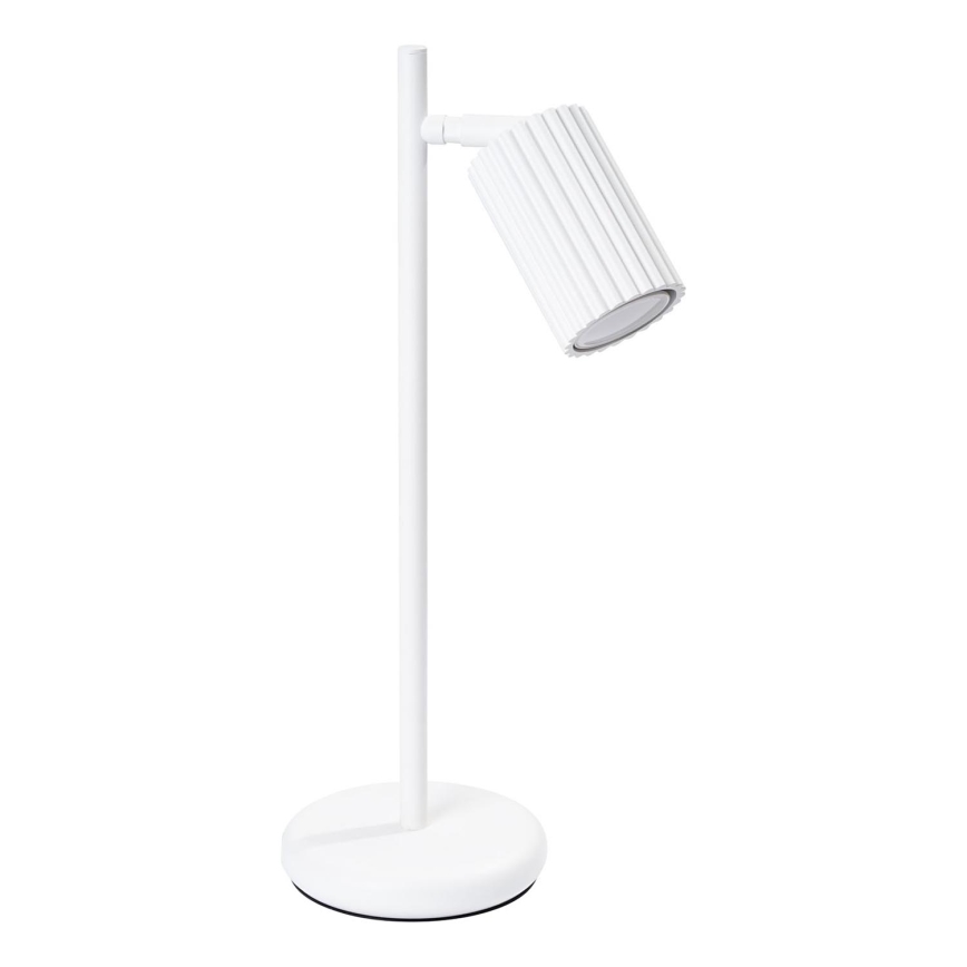 Stolní lampa KARBON 1xGU10/10W/230V bílá