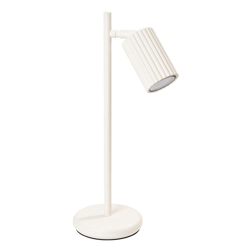 Stolní lampa KARBON 1xGU10/10W/230V krémová