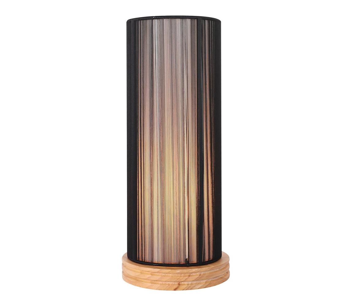 Candellux Stolní lampa KIOTO 1xE27/40W/230V černá/dřevo CA0727