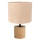 Stolní lampa KRETA 1xE27/25W/230V dub/oranžová dub
