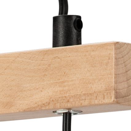 Stolní lampa LEON 1xE27/60W/230V buk