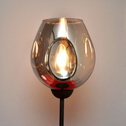 Stolní lampa LILI 1xE27/15W/230V černá/šedá