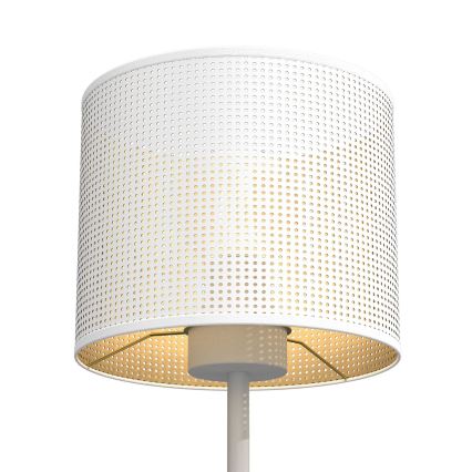 Stolní lampa LOFT SHADE 1xE27/60W/230V pr. 18 cm bílá/zlatá