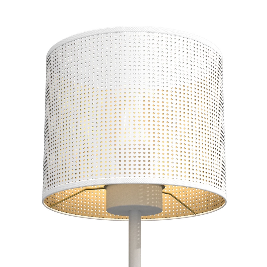 Stolní lampa LOFT SHADE 1xE27/60W/230V pr. 18 cm bílá/zlatá
