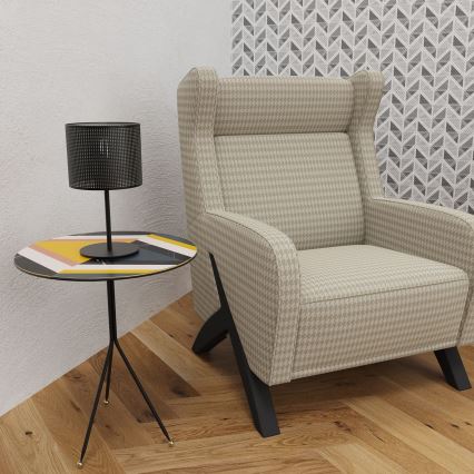Stolní lampa LOFT SHADE 1xE27/60W/230V pr. 18 cm černá