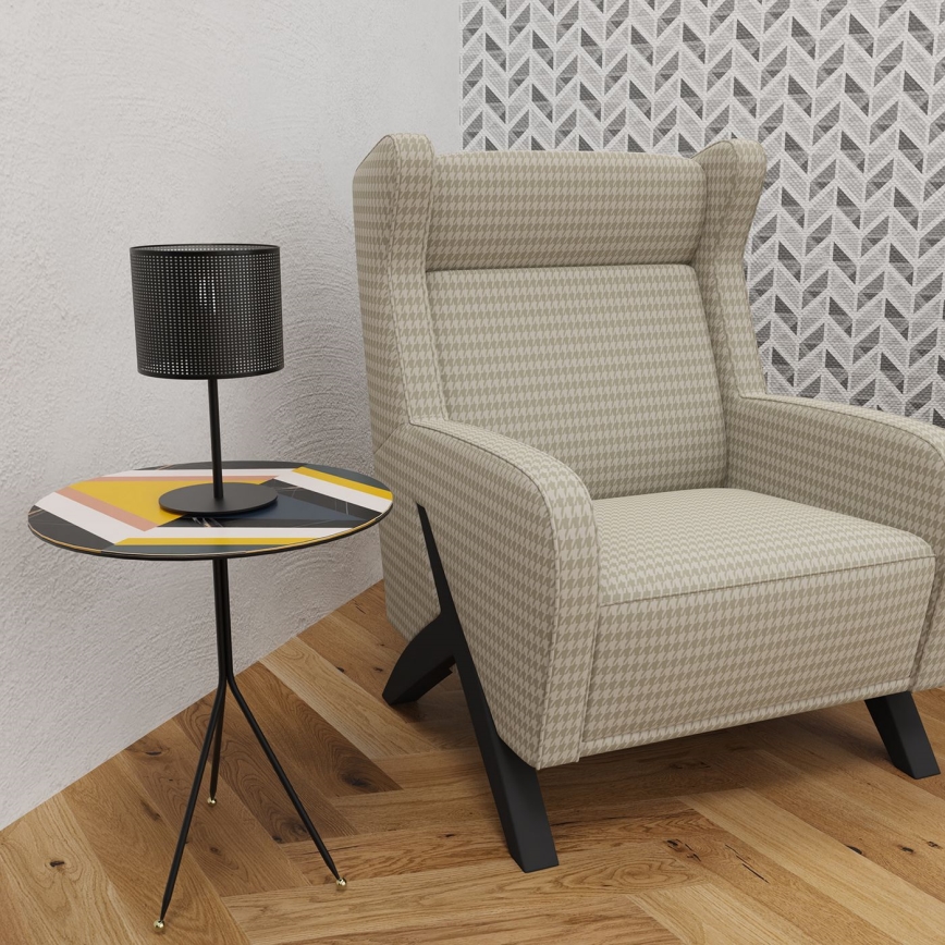 Stolní lampa LOFT SHADE 1xE27/60W/230V pr. 18 cm černá