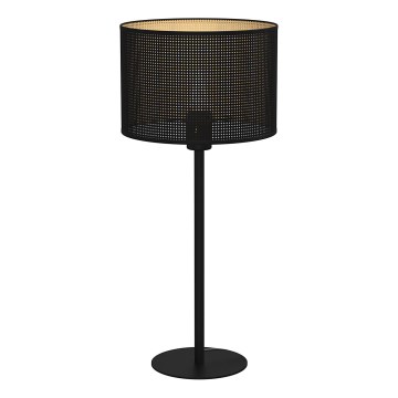Stolní lampa LOFT SHADE 1xE27/60W/230V pr. 25 cm černá/zlatá