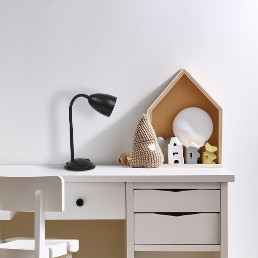 Stolní lampa LOGIC 1xE27/60W/230V černá