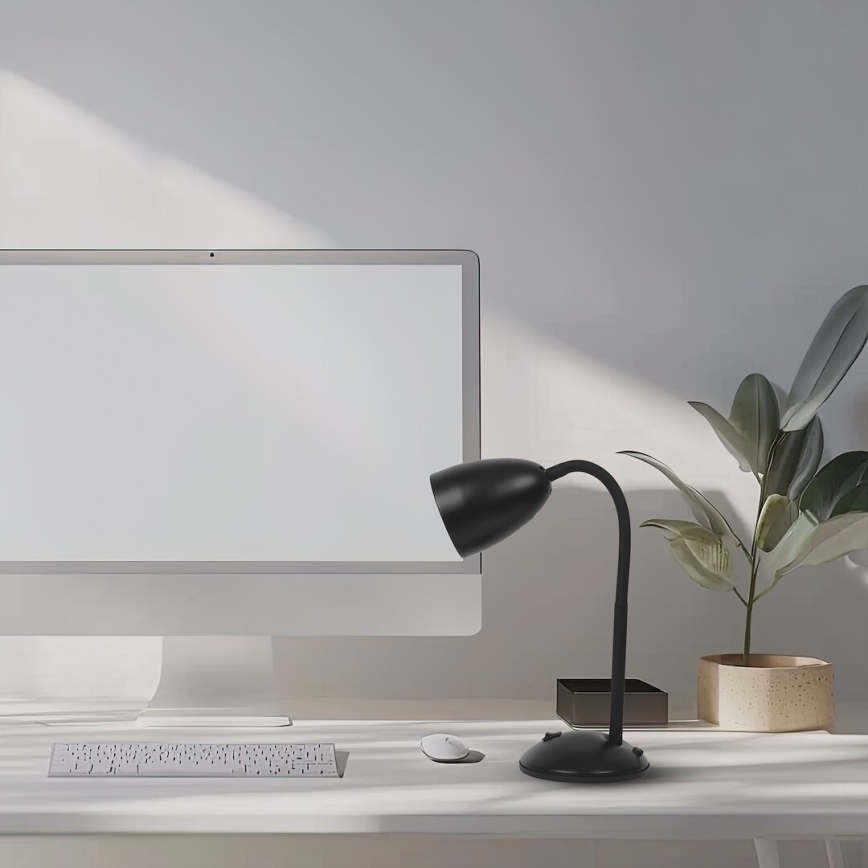Stolní lampa LOGIC 1xE27/60W/230V černá