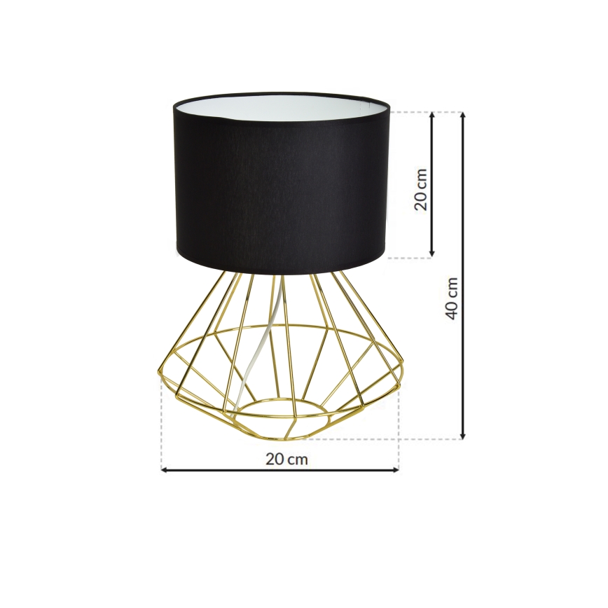 Stolní lampa LUPO 1xE27/60W/230V