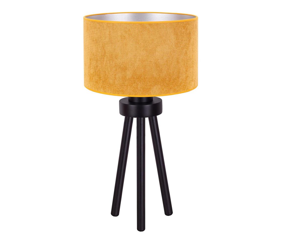 Duolla Stolní lampa LYON 1xE27/15W/230V žlutá DU602280