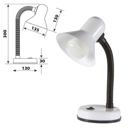 Stolní lampa MALU 1xE27/40W/230V