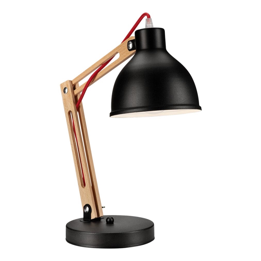 Stolní lampa MARCELLO 1xE27/60W/230V buk