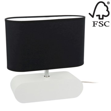 Stolní lampa MARINNA 1xE27/25W/230V buk – FSC certifikováno