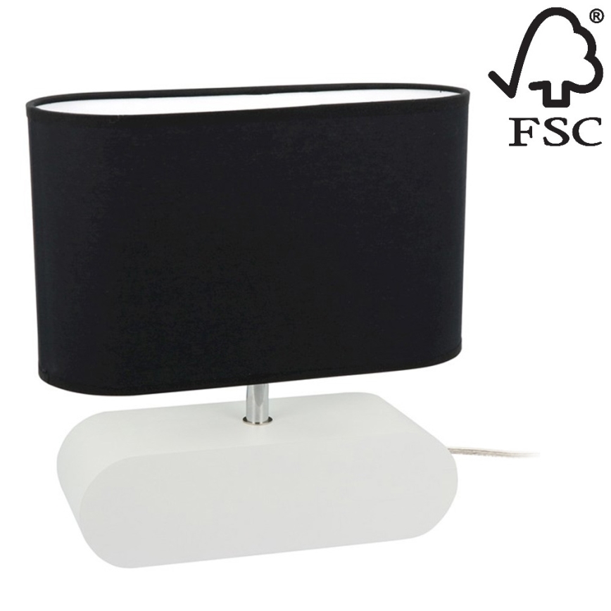 Stolní lampa MARINNA 1xE27/25W/230V buk – FSC certifikováno