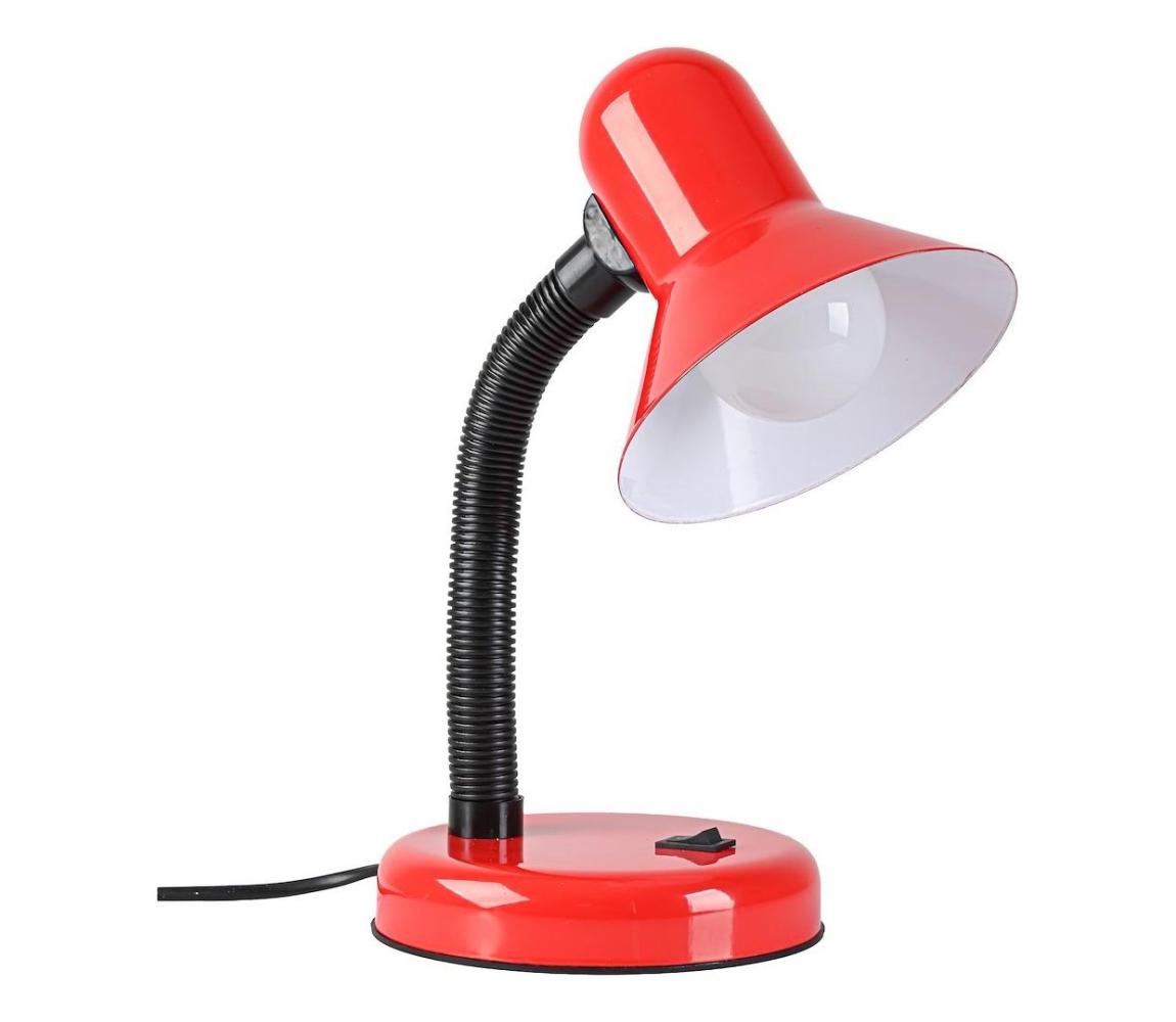Stolní lampa MENTOR 1xE27/15W/230V červená ML2571 – Alasans