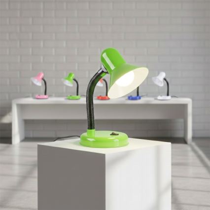Stolní lampa MENTOR 1xE27/15W/230V zelená