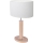 Stolní lampa MERCEDES 1xE27/40W/230V 46 cm bílá/dub