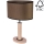 Stolní lampa MERCEDES 1xE27/40W/230V 46 cm hnědá/dub – FSC certifikováno