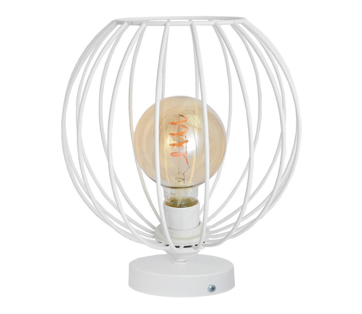 Helam Stolní lampa MERCURE 1xE27/60W/230V bílá HE1075