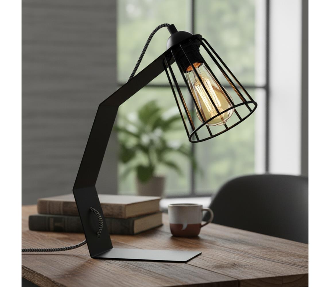 Stolní lampa NANDO 1xE27/15W/230V černá LN-1.320/CZARNY – Alasans