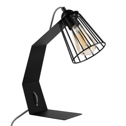 Stolní lampa NANDO 1xE27/15W/230V černá