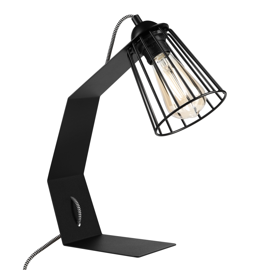 Stolní lampa NANDO 1xE27/15W/230V černá
