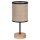 Stolní lampa NEGRO 1xE27/25W/230V dub