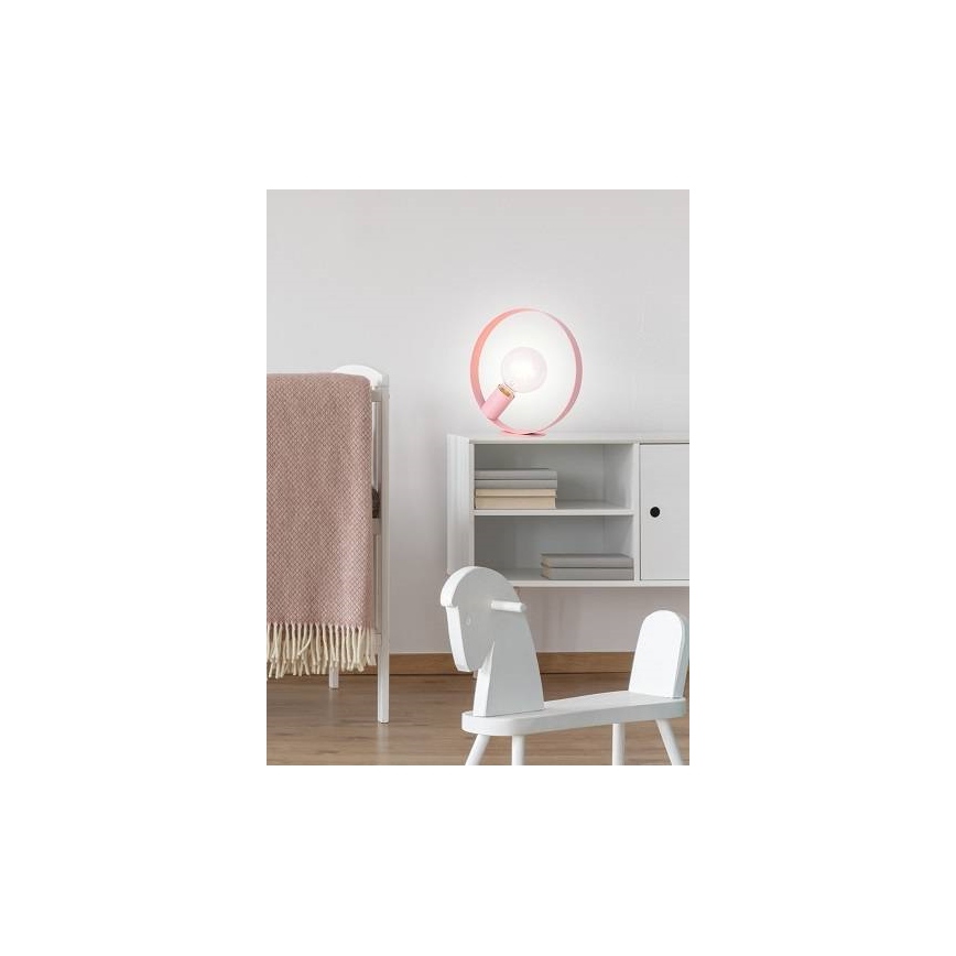 Stolní lampa NEXO 1xE27/40W/230V růžová