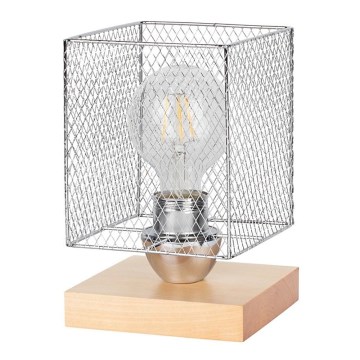 Stolní lampa NORMAN WOOD 1xE27/25W/230V bříza