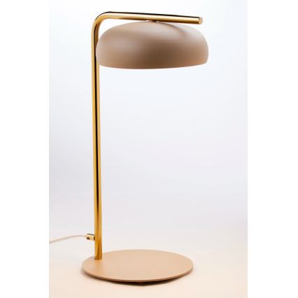 Stolní lampa OLAF 1xGX53/12W/230V béžová/zlatá