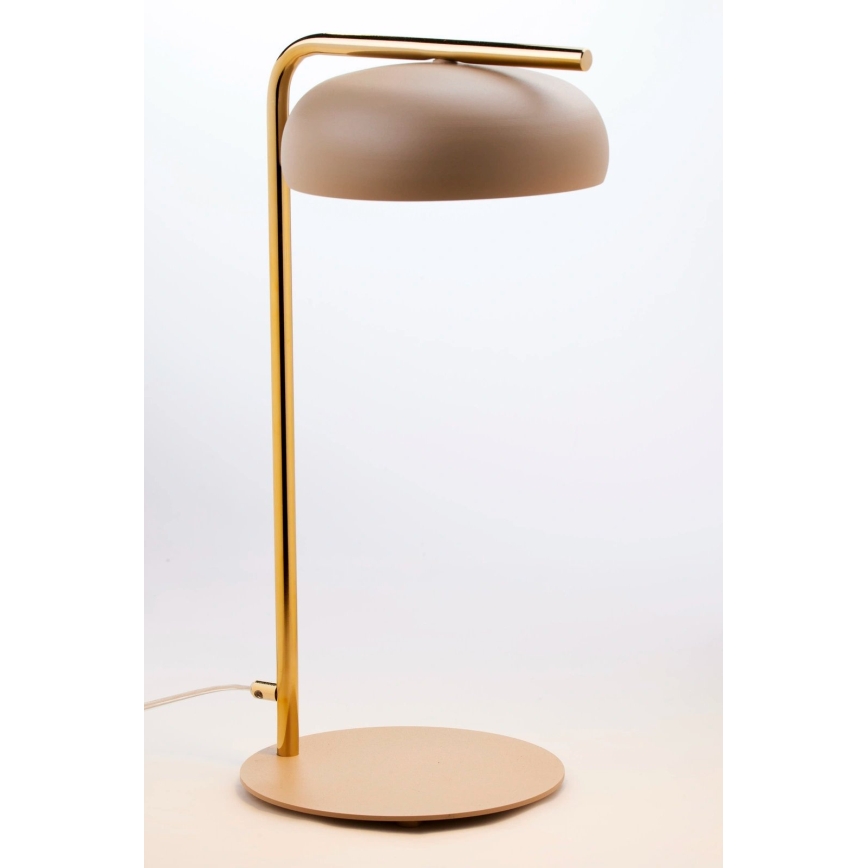 Stolní lampa OLAF 1xGX53/12W/230V béžová/zlatá
