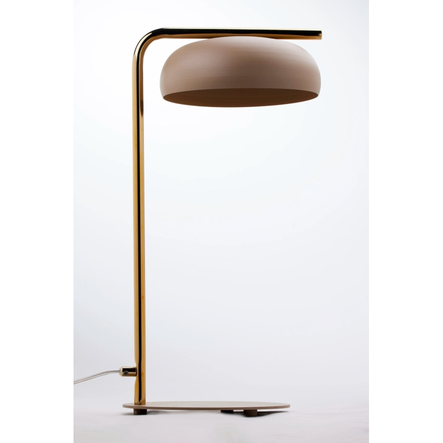 Stolní lampa OLAF 1xGX53/12W/230V béžová/zlatá