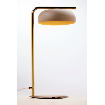 Stolní lampa OLAF 1xGX53/12W/230V béžová/zlatá