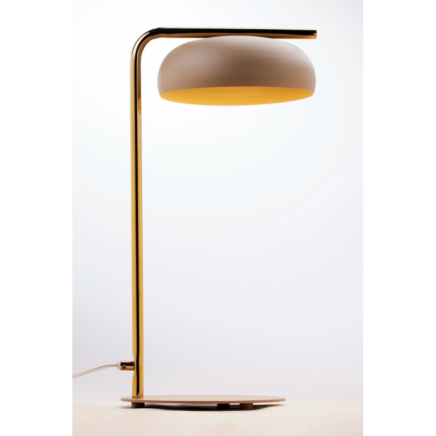 Stolní lampa OLAF 1xGX53/12W/230V béžová/zlatá